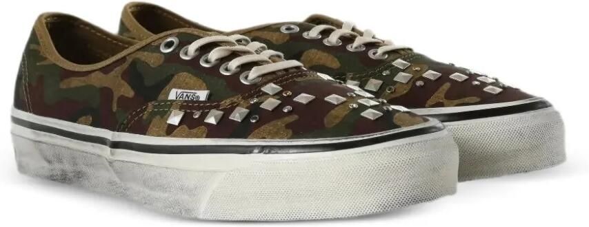 Vans Authentic sneakers met camouflage-print Groen - Foto 2