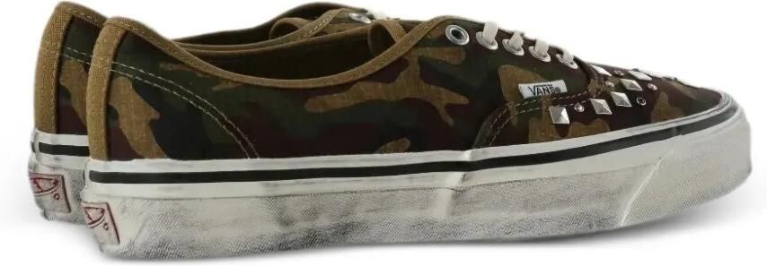 Vans Authentic sneakers met camouflage-print Groen - Foto 3