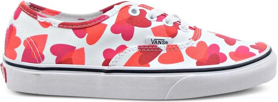 Vans Authentic sneakers met hartprint Wit