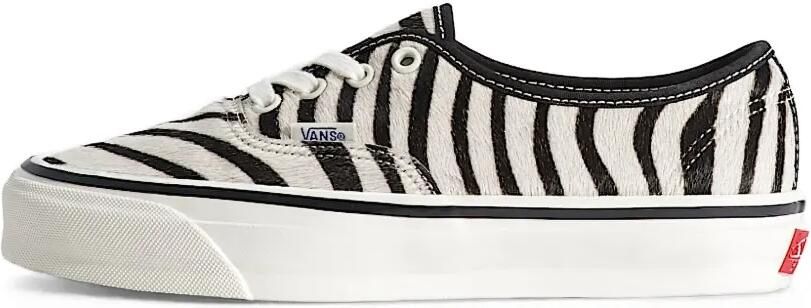 Vans Authentic sneakers met zebra-print Wit