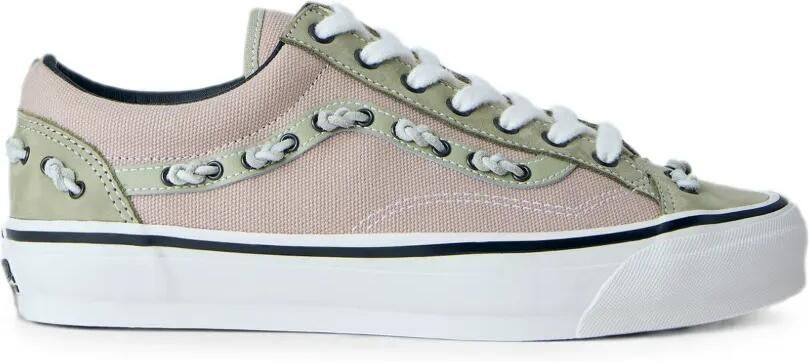 Vans Canvas sneakers met kanten detail Beige