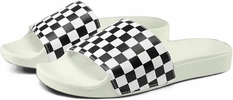 Vans checkerboard-pattern slides Zwart - Foto 2
