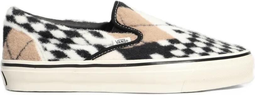 Vans checkered argyle slip-on sneakers Wit