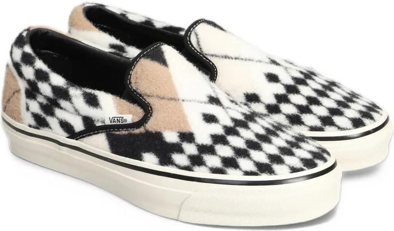 Vans checkered argyle slip-on sneakers Wit - Foto 3
