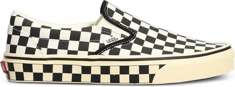 Vans Classic checkerboard slip-on sneakers Zwart