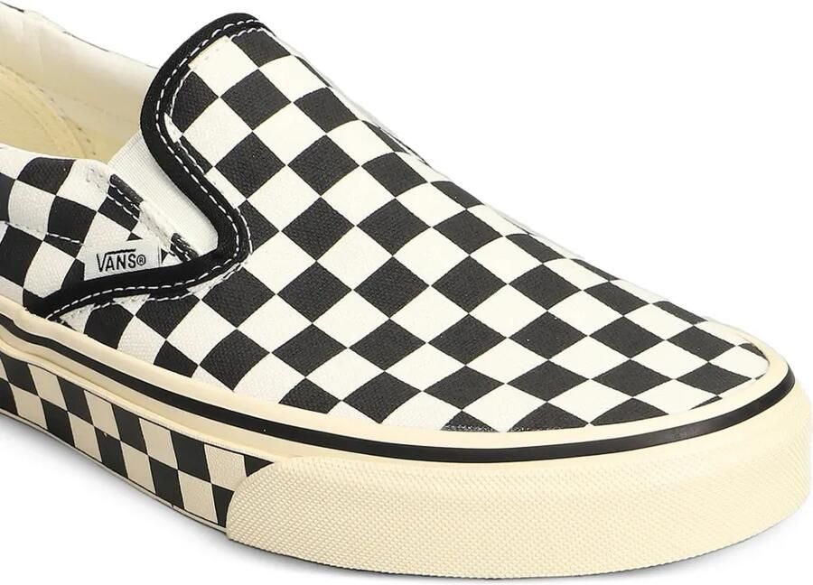 Vans Classic checkerboard slip-on sneakers Zwart - Foto 2