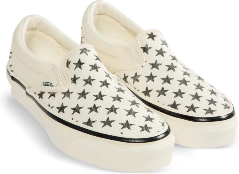 Vans Classic Premium 98 slip-on sneakers met sterprint Beige - Foto 3