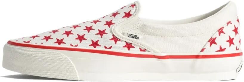 Vans Classic Slip-on 98 LX sneakers met sterrenprint Beige