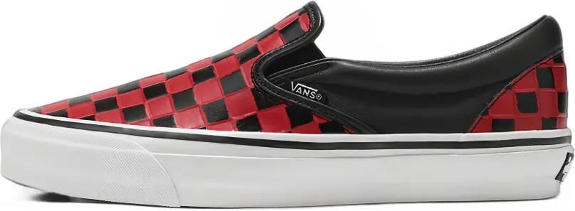 Vans Classic Slip-On 98 Vibram checkerboard sneakers Rood