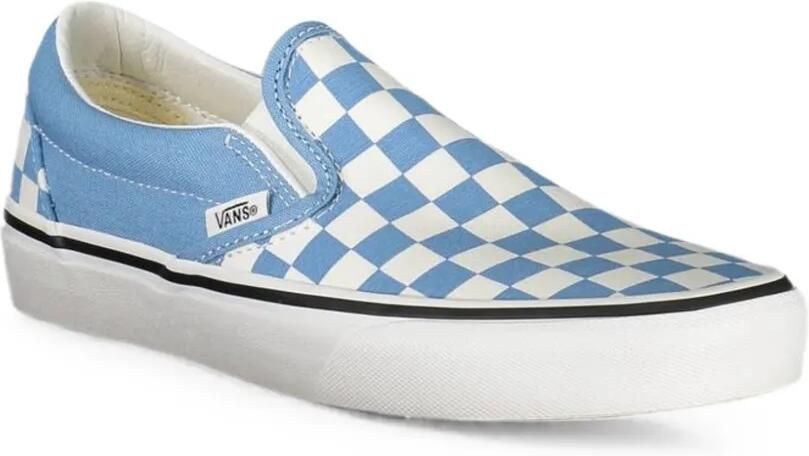 Vans Classic slip-on geruite sneakers Blauw - Foto 3