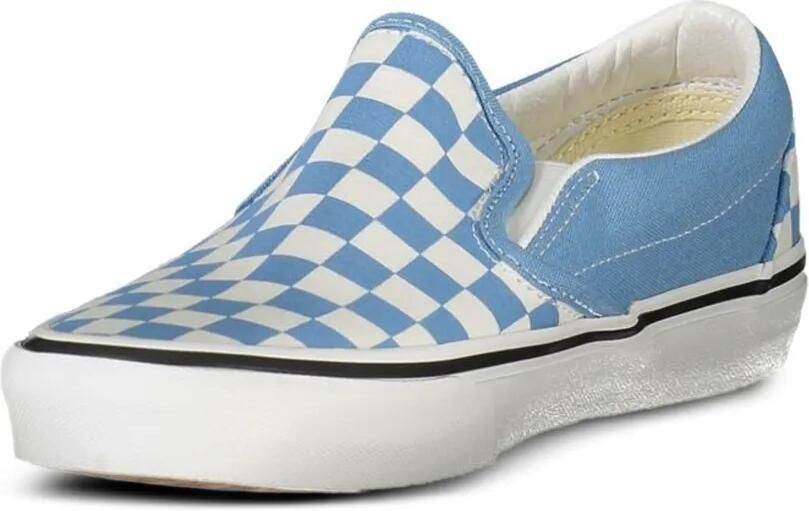 Vans Classic slip-on geruite sneakers Blauw - Foto 2