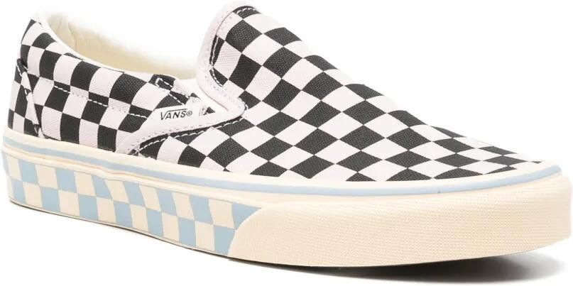 Vans Geruite slip-on sneakers Zwart - Foto 2