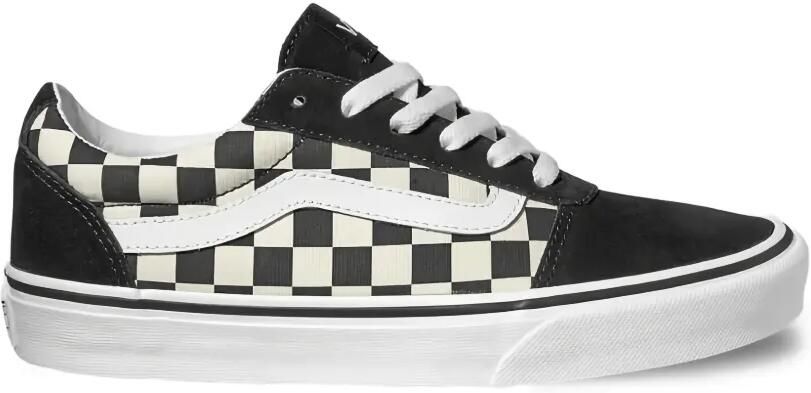 Vans Geruite sneakers met streep Zwart