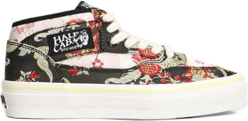 Vans Half Cab floral-jacquard sneakers Zwart