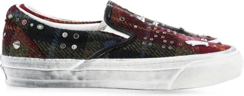 Vans Harris Tweed Slip-On sneakers Rood