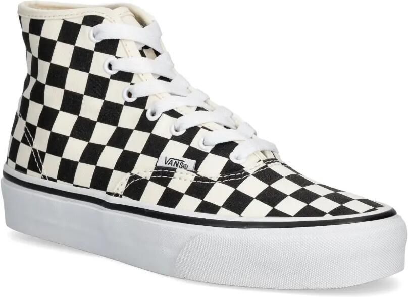 Vans Kids Authentic Hi 2.0 geruite sneakers Zwart