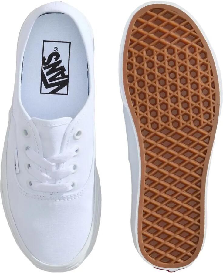 Vans Kids Authentic low-top sneakers met logo-label Wit