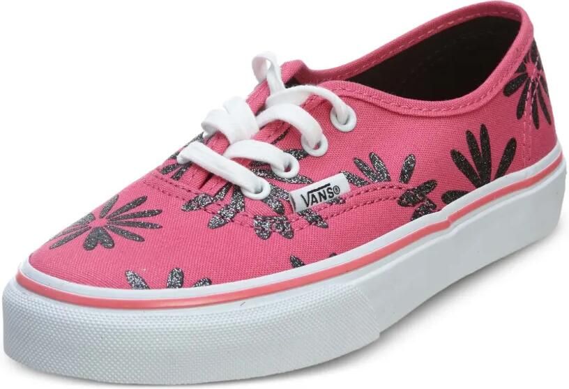 Vans Kids Authentic Slim sneakers met bloe -print en glitters Roze