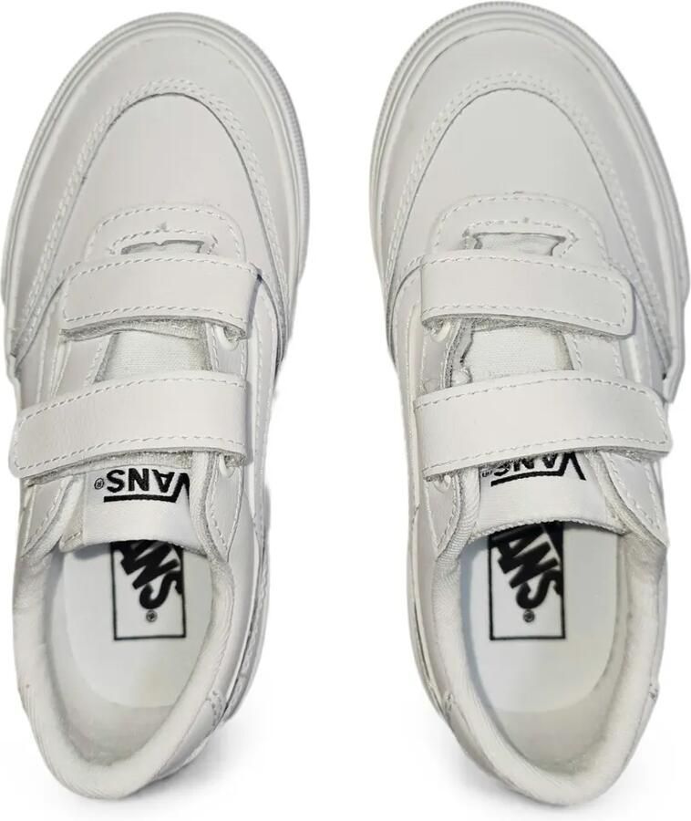 Vans Kids Brooklyn LS V sneakers met klittenband Wit - Foto 2