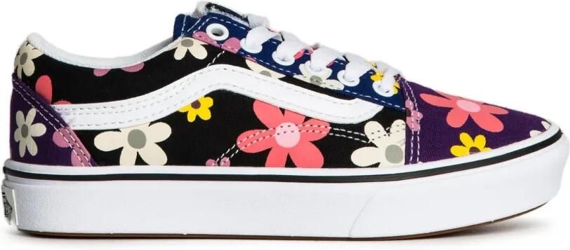 Vans Kids ComfyCush Old Skool "Purple Blue Multi" sneakers Zwart - Foto 2