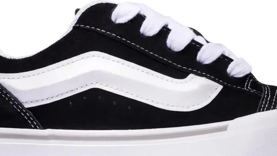 Vans Kids Knu Skool "Black White" sneakers Zwart - Foto 2