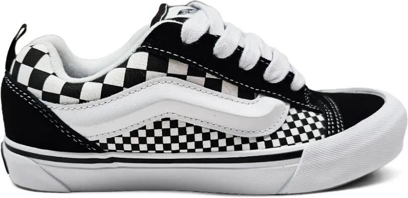 Vans Kids Knu Skool geruite sneakers Zwart - Foto 4