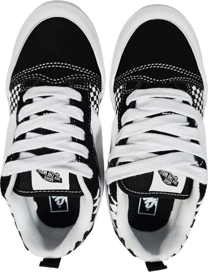Vans Kids Knu Skool geruite sneakers Zwart - Foto 2
