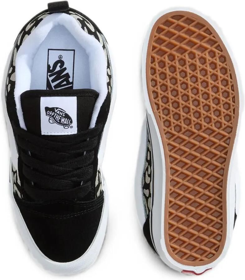 Vans Kids Knu Skool low-top sneakers met luipaardprint Zwart - Foto 2
