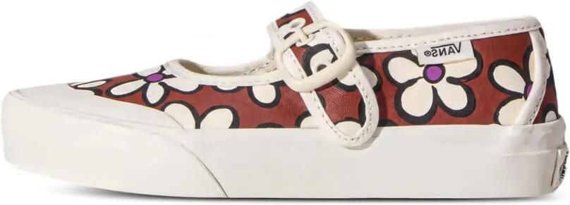 Vans Kids Mary Jane sneakers met bloe print Bruin