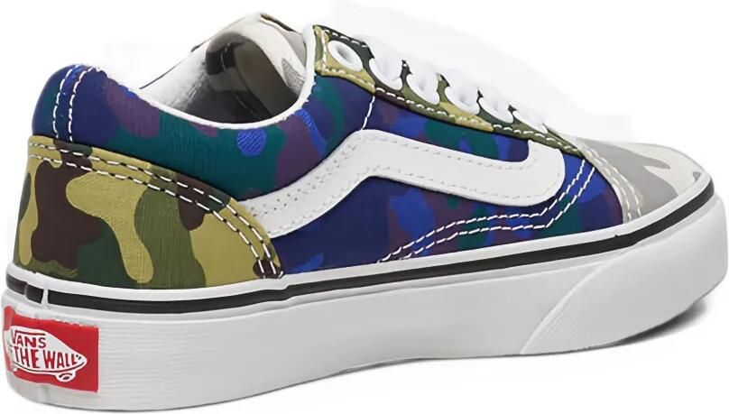 Vans Kids Old Skool camouflage sneakers Blauw - Foto 2