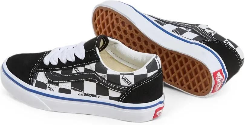 Vans Kids Old Skool geruite sneakers Zwart - Foto 3