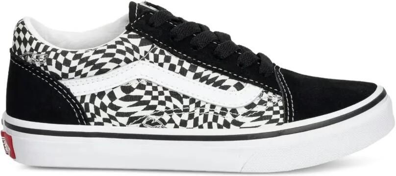 Vans Kids Old Skool geruite sneakers Zwart - Foto 4