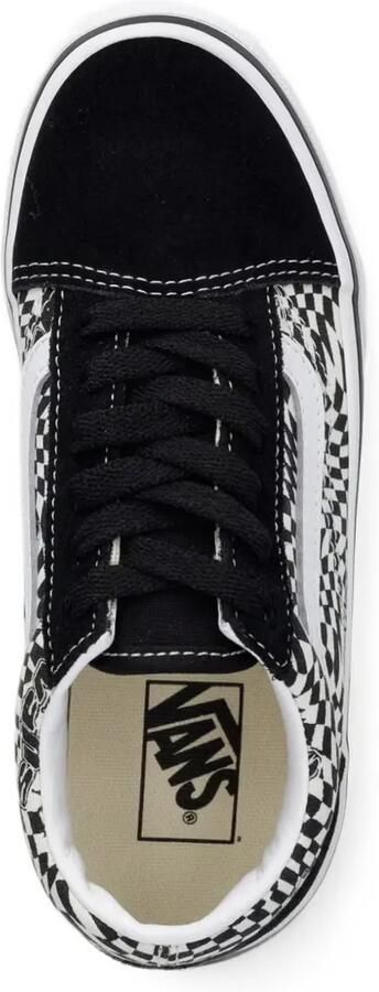 Vans Kids Old Skool geruite sneakers Zwart - Foto 3