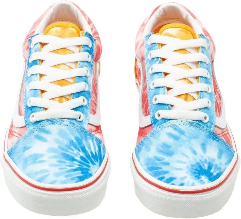 Vans Kids Old Skool GS sneakers met tie-dye colourblocking Wit - Foto 2