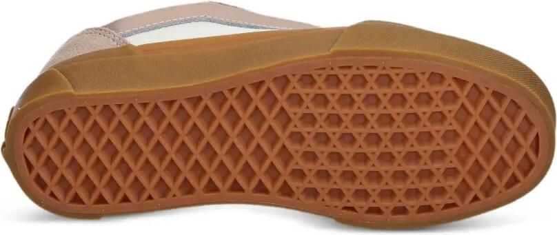 Vans Kids Old Skool low-top sneakers met suède vlakken Bruin