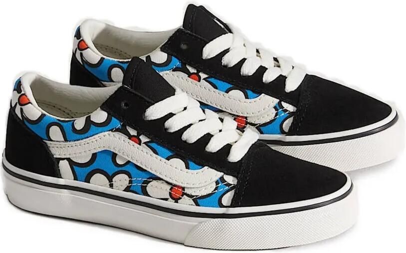 Vans Kids Old Skool sneakers met bloe Zwart