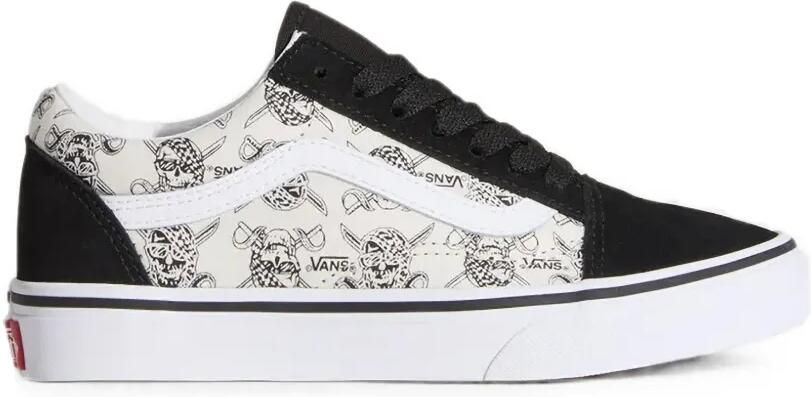 Vans Kids Old Skool sneakers met doodskopprint Wit - Foto 3