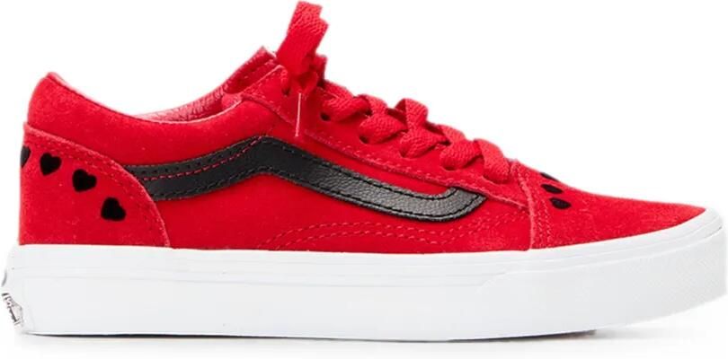Vans Kids Old Skool sneakers met hartprint Rood