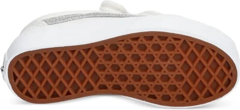 Vans Kids Old Skool sneakers met klittenband en glitters Wit - Foto 5