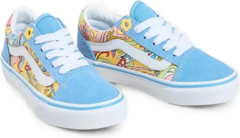 Vans Kids Old Skool sneakers met print Blauw