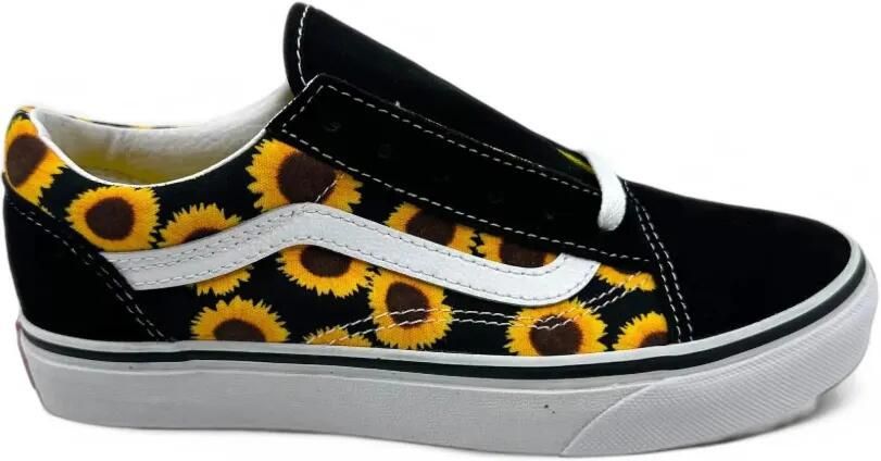 Vans Kids Old Skool "Sunflower Black Yellow" sneakers Zwart