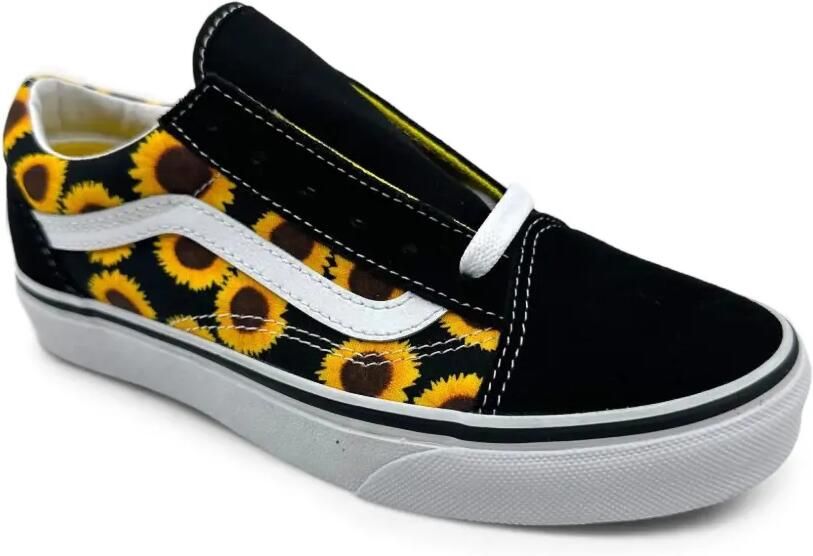 Vans Kids Old Skool "Sunflower Black Yellow" sneakers Zwart