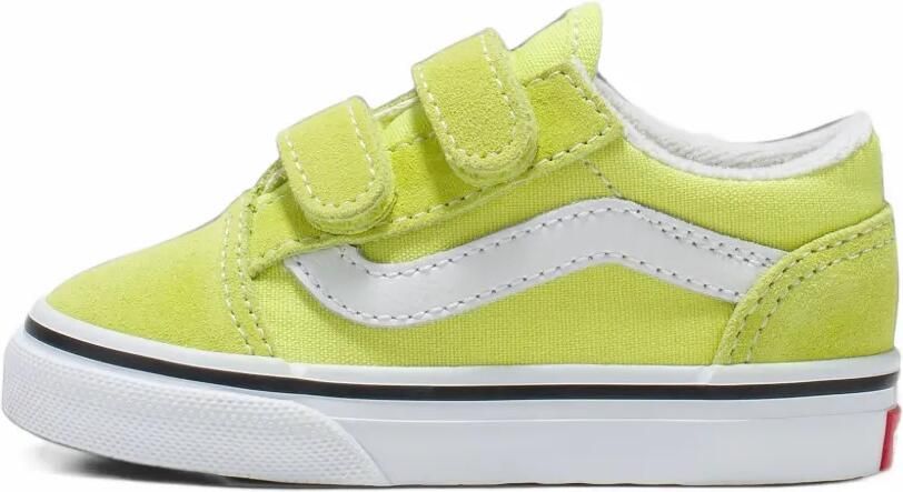 Vans Kids Old Skool touch-strap sneakers Geel