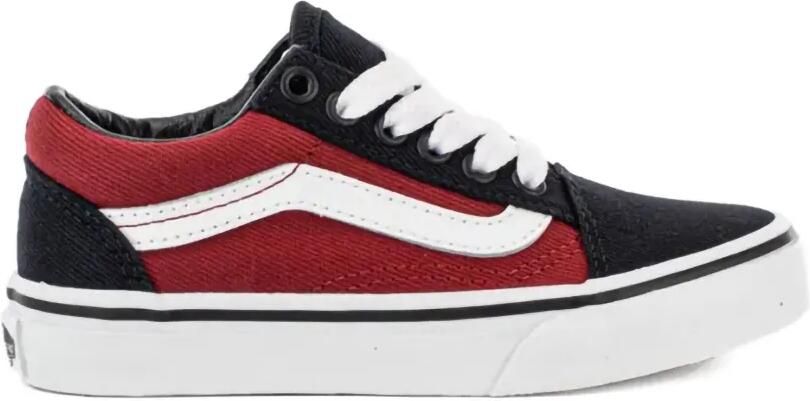 Vans Kids Old Skool "Twill Red" sneakers Blauw