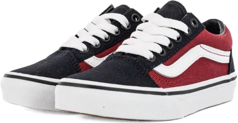 Vans Kids Old Skool "Twill Red" sneakers Blauw - Foto 2