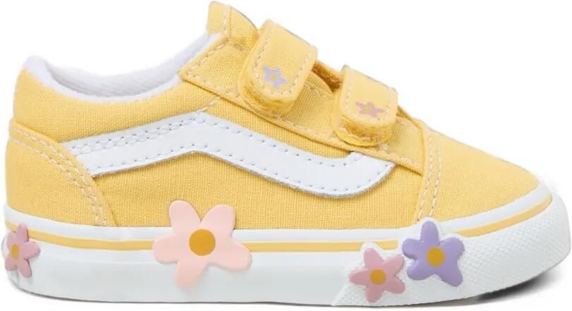 Vans Kids Old Skool V "Flower Yellow" sneakers Geel