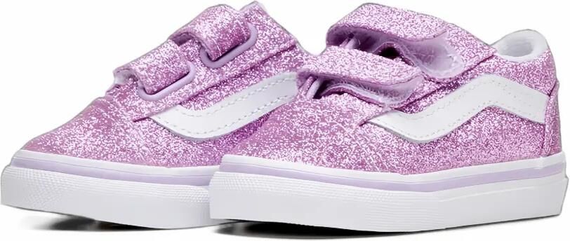 Vans Kids Old Skool V glitter sneakers Roze