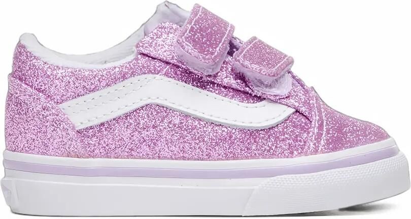 Vans Kids Old Skool V glitter sneakers Roze - Foto 2