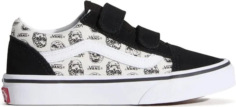Vans Kids Old Skool V low-top sneakers met doodskopprint Wit - Foto 4