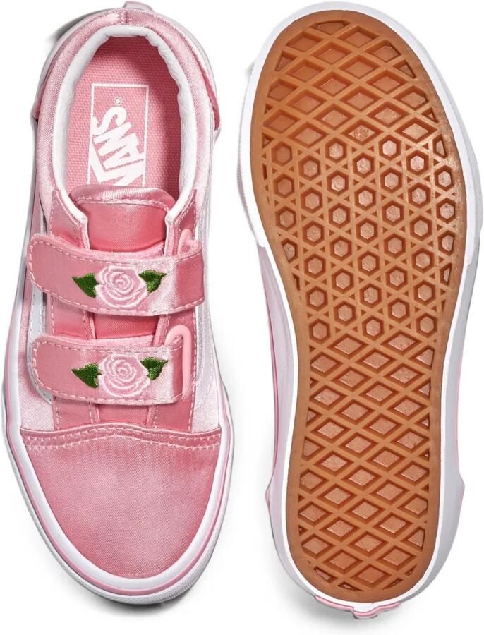 Vans Kids Old Skool V satin sneakers Roze - Foto 2